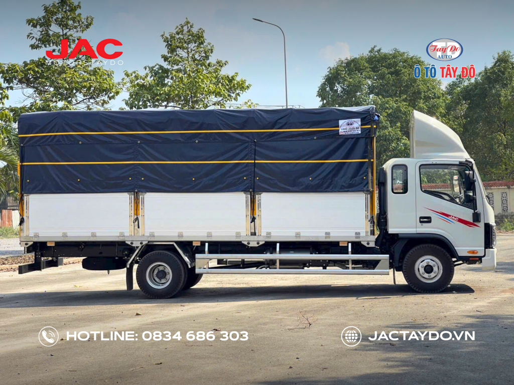 1000000592 JAC N750 PLUS E5 THÙNG MUI BẠT BỬNG NHÔM