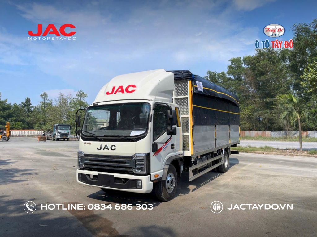 JAC N750 PLUS E5 THÙNG MUI BẠT BỬNG NHÔM